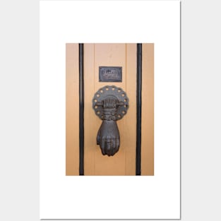 The Schandua Building - Hand Knocker - Fredericksburg, Texas Posters and Art